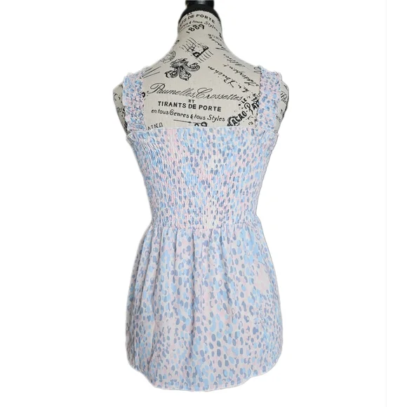 AQUA - Ruched babydoll tank top - Picture 2 of 4